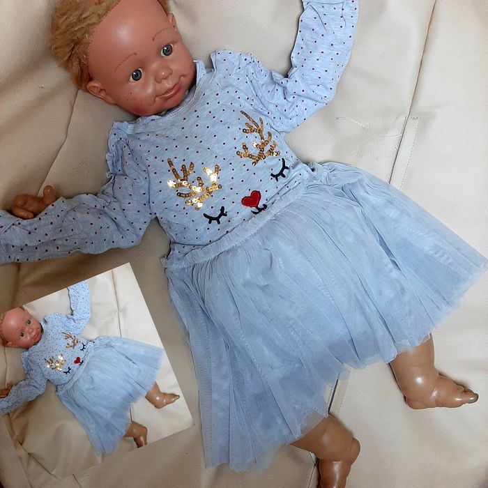 Zestaw świąteczny roz 74 8 sztuk mega paka komplet dziewczynka wyprawk