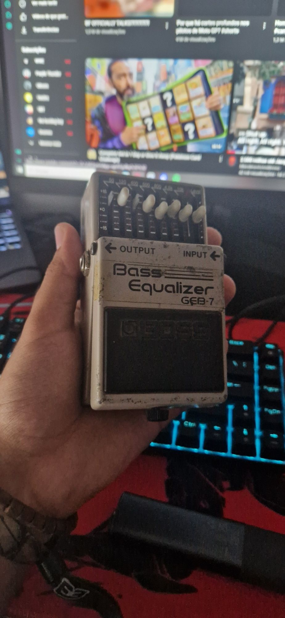 Boss Bass equalizer