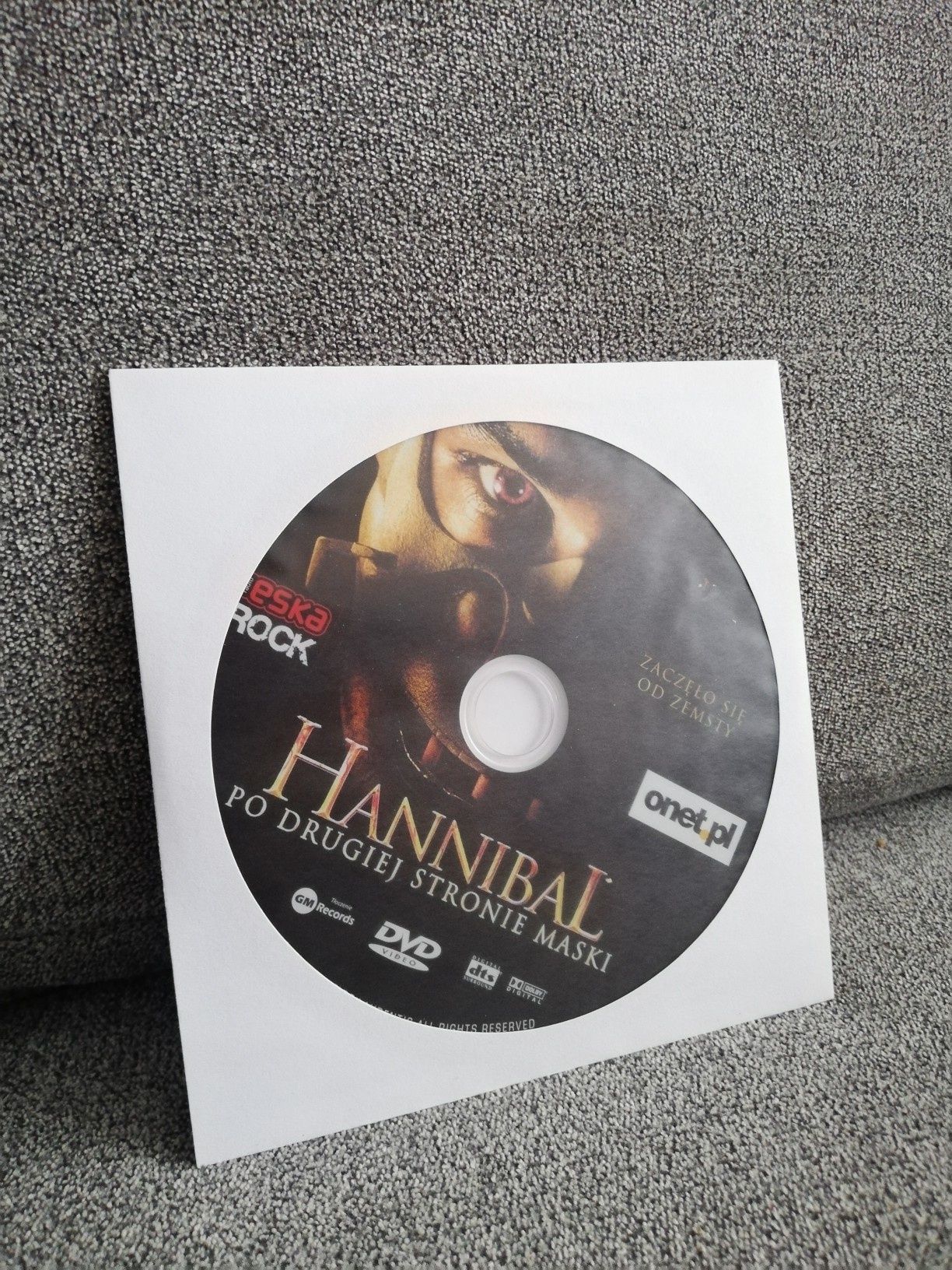 Hannibal po drugiej stronie maski DVD opakowanie zastępcze