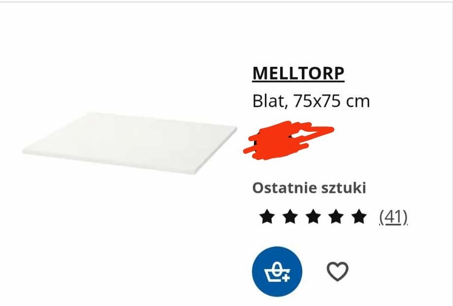 Stolik Melltorp IKEA