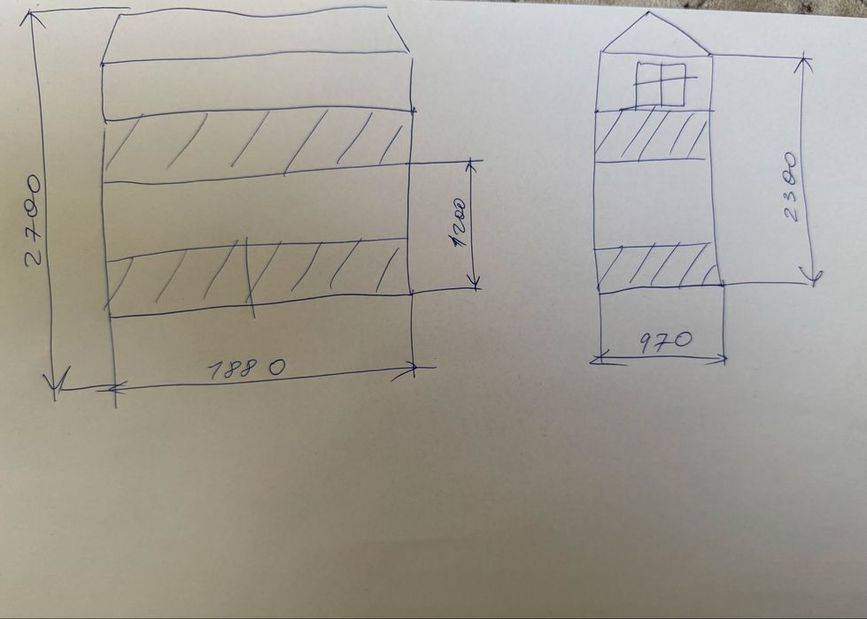 Дитяче ліжко 2-поверхове