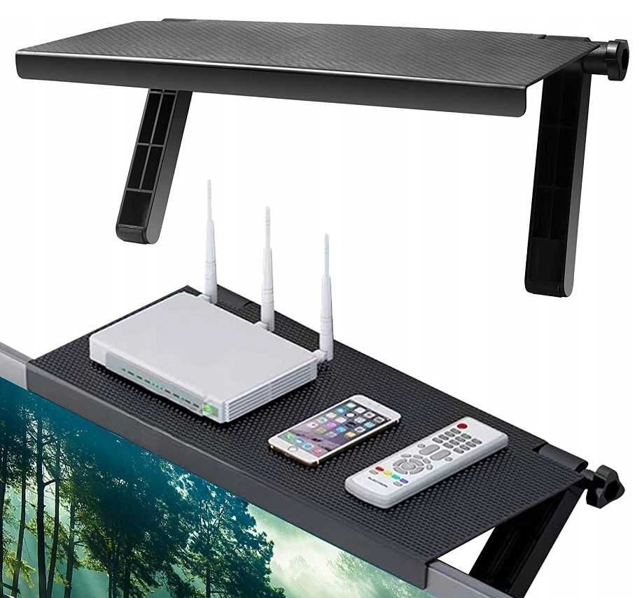 Praktyczna półka uchwyt TV LCD PC na dekoder router wifi pilota