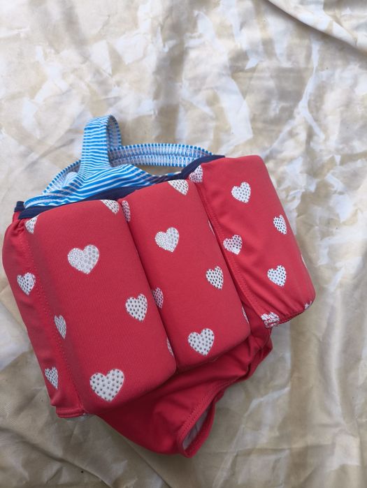 Kostium strój kąpielowy jednoczęściowy kamizelka do pływania rozm 80