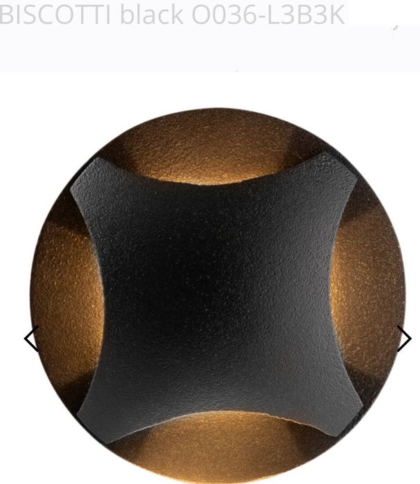 Новий світильник Maytoni Biscotti Black O036-L3B3K LED IP65