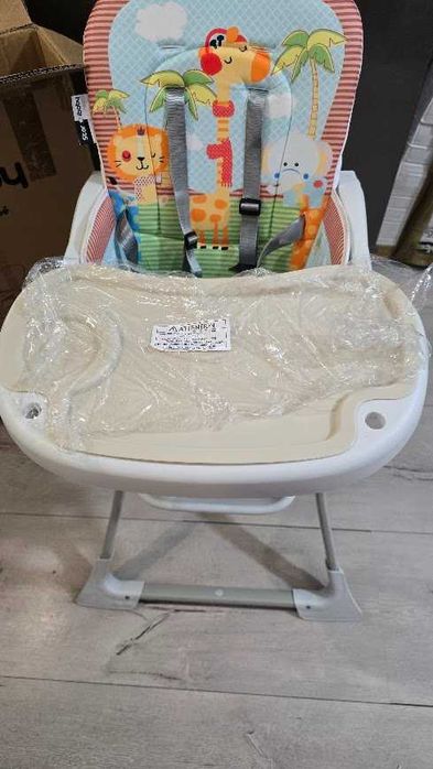 Star Ibaby Baby Pretty krzesełko do karmienia podwójna taca +2 zabawki