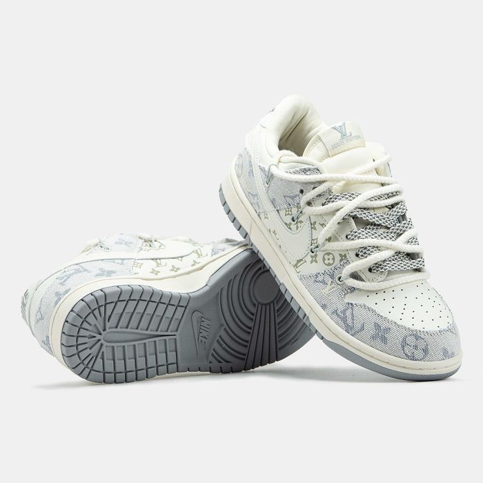 Кожаные кроссовки Nike SB Dunk Low x Louis Vuitton x Gloomy Bear найк
