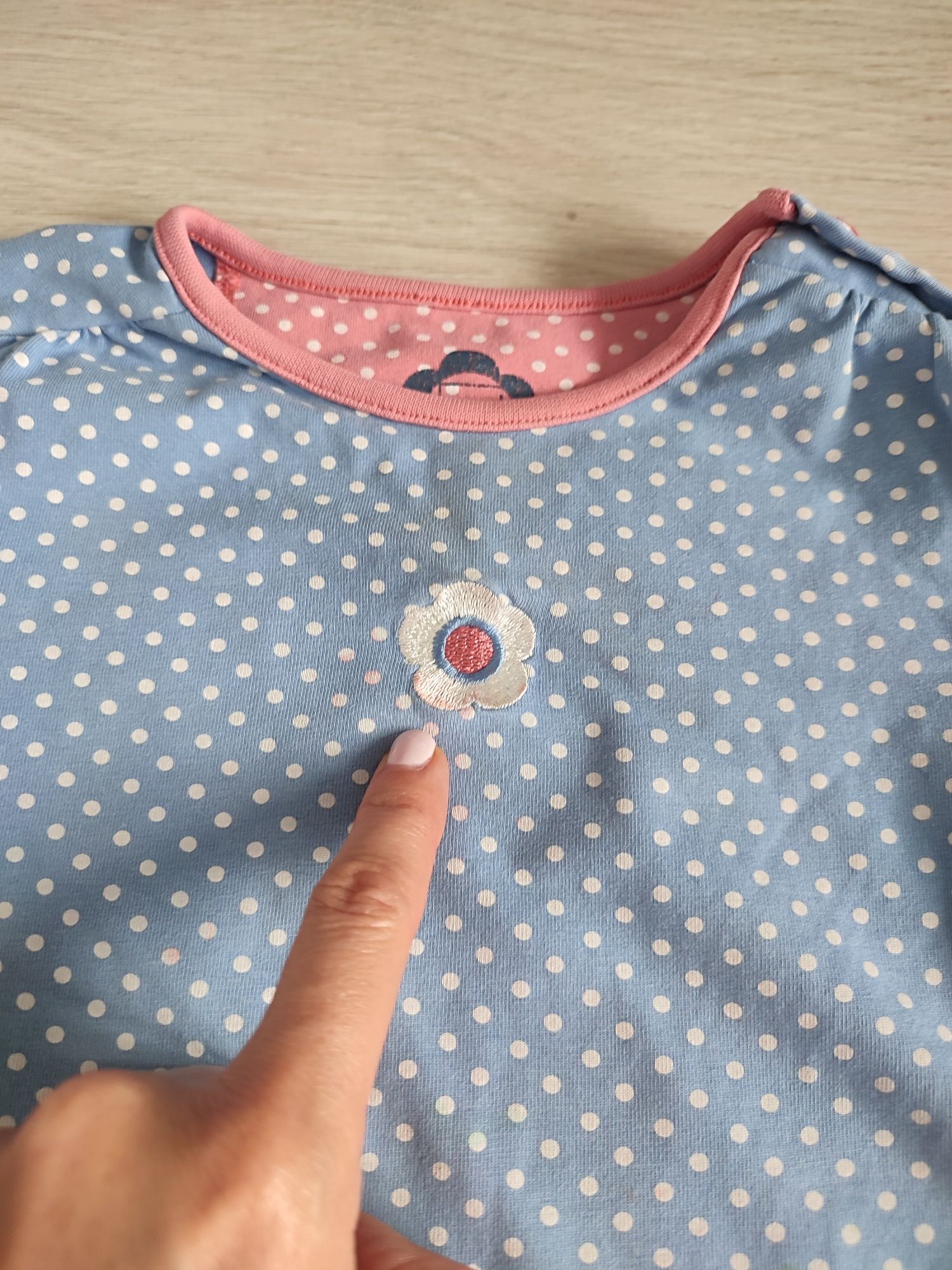 Bluza z kapturem bluzka z długim rękawem zestaw rozm 86 / 92