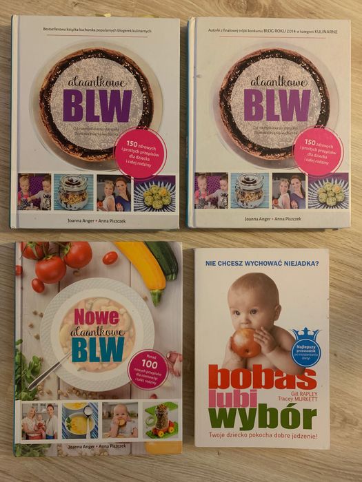 BLW bobas lubi wybór Alaantkowe Anger i Piszczek zestaw 4 ksiazki