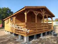 Domek drewniany letniskowy ogrodowy ROXI 35M2 domki drewniane altana