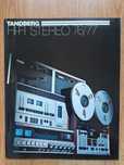Katalog Czasopismo Tandberg HI-FI Stereo 76/77 Oryginał PRL Vintage