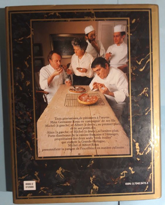 Livro - Michel e Albert ROUX - La Patisserie des Frères Roux VSO