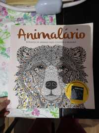 Animalário livro para colorir