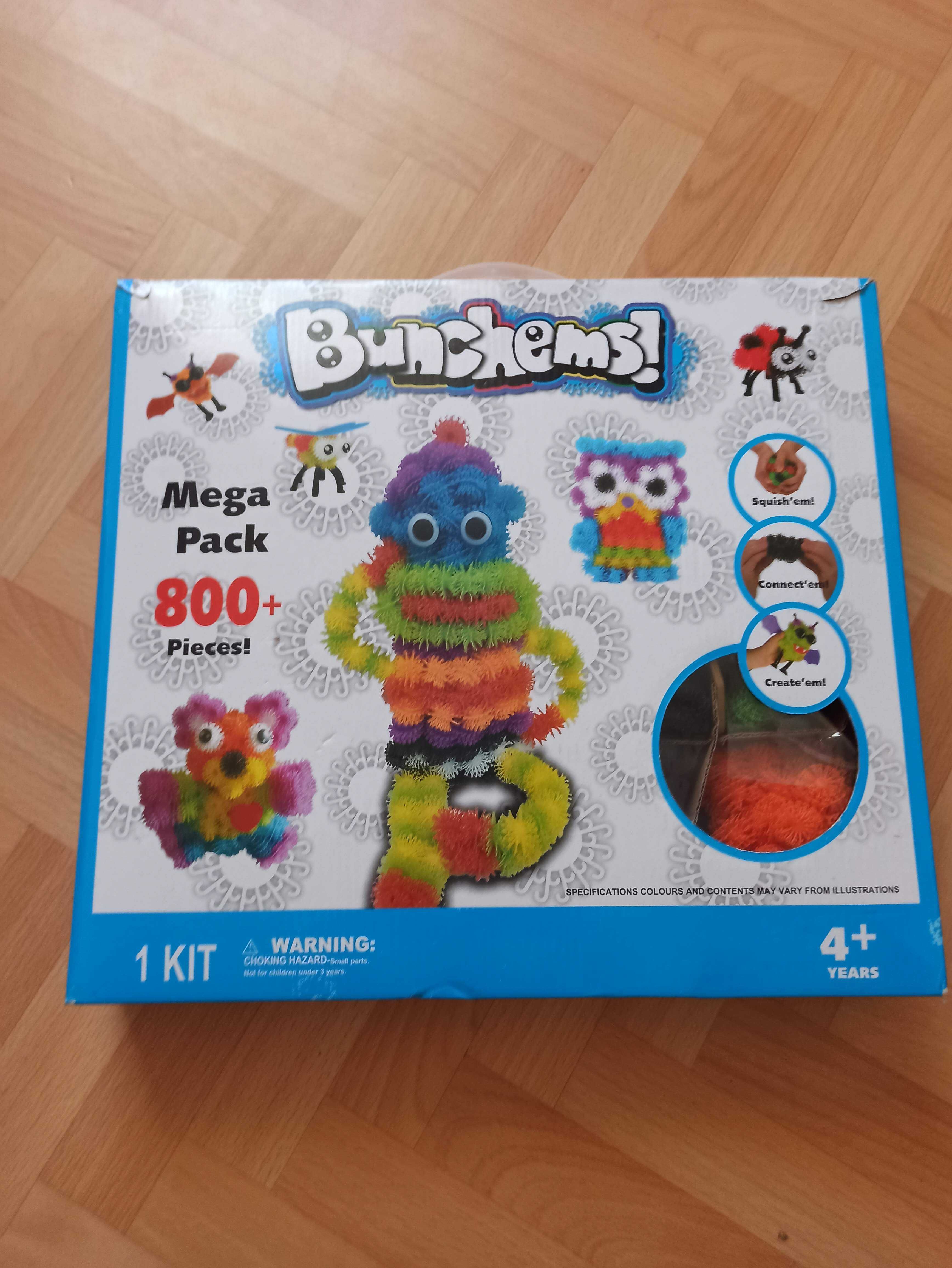 Bunchems! Kolorowe rzepy. Mega paka 800 elementów