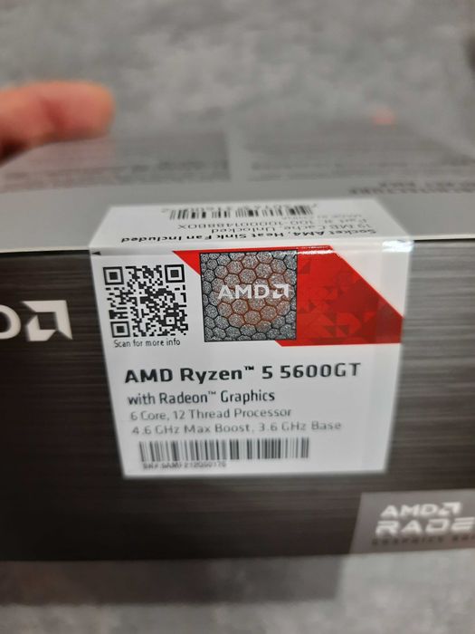 Не вскрывать. Asus TUF Gaming B550M-PLUS WIFI II, AMD Ryzen 5 5600GT