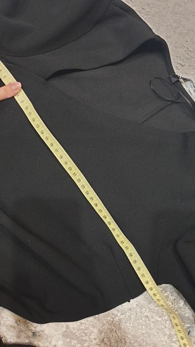 Платье с разрезом ZARA S