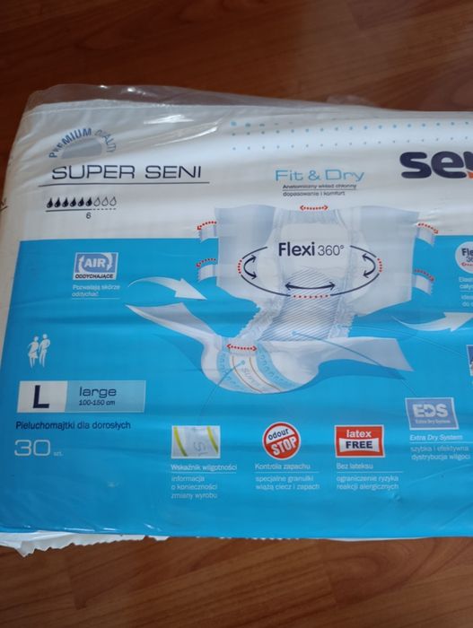 Pieluchomajtki dla dorosłych, rozmiar L