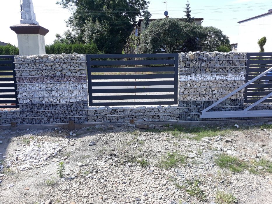 Wypełnienie gabionów w kolorze siwo-białym - włoski Bianco Carrara