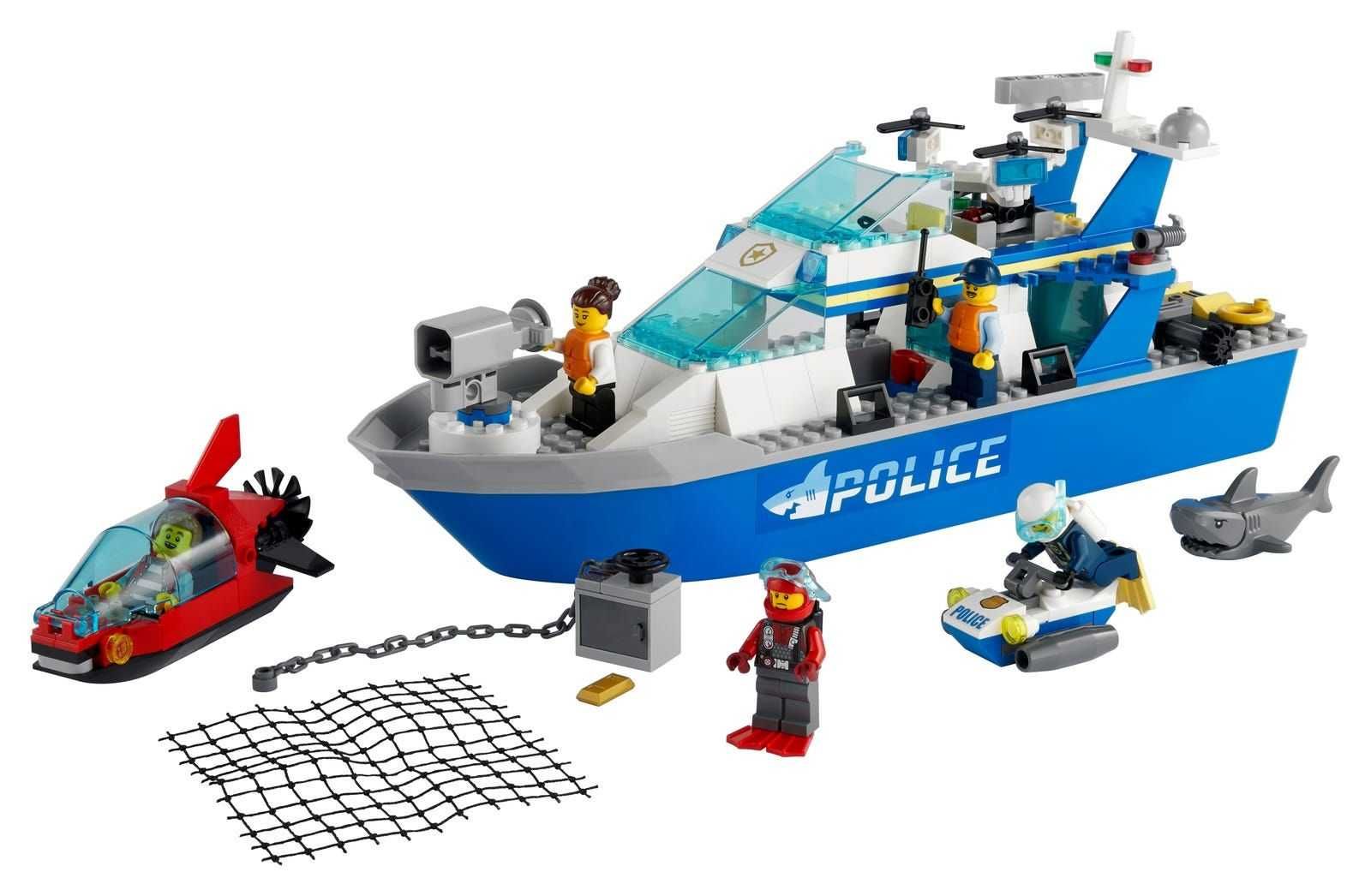 LEGO 60277 City - Policyjna łódź patrolowa Nowy MISB