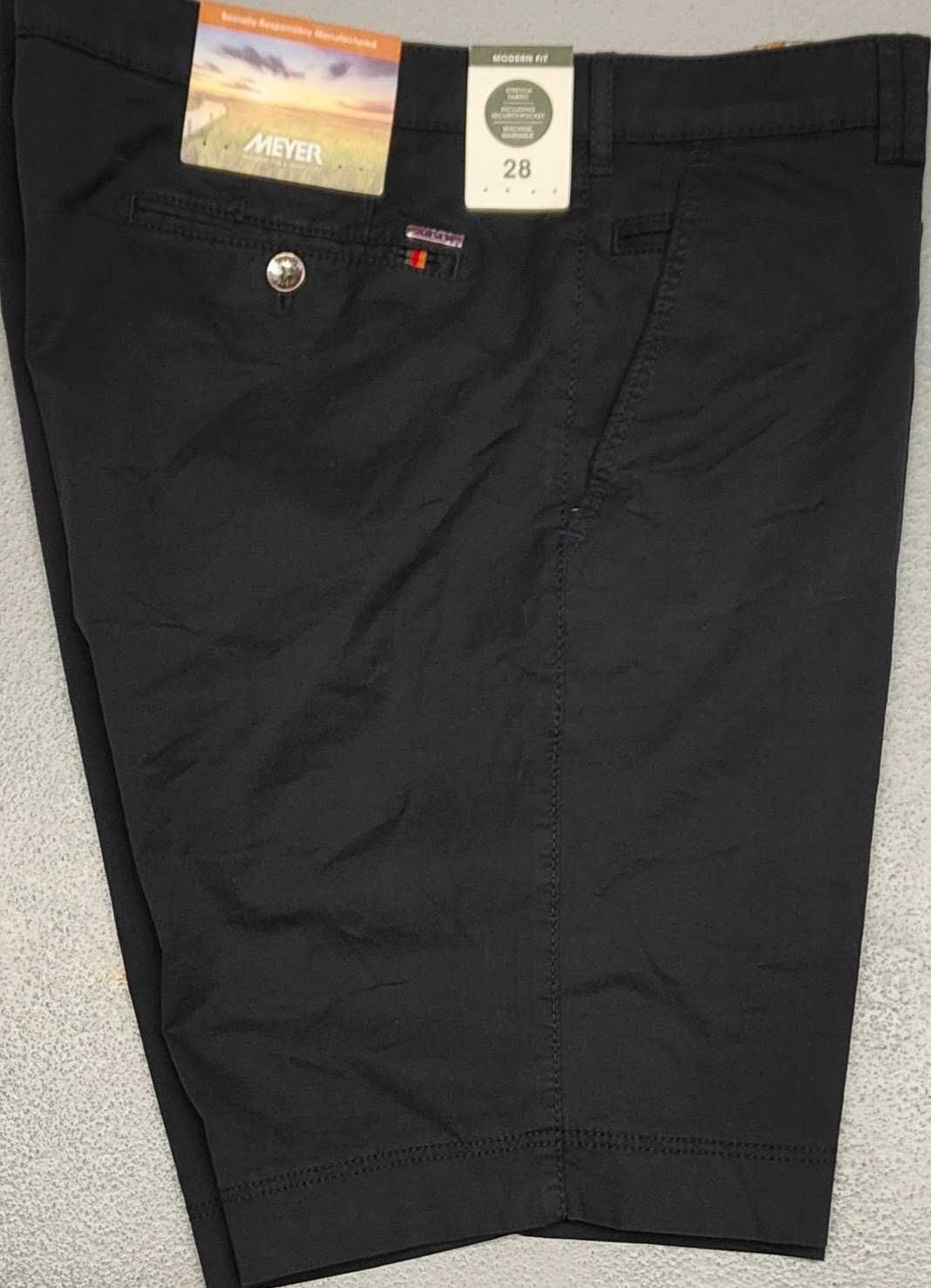 Wr) MEYER oryginalne krótkie spodnie materiałowe Roz.28/XL