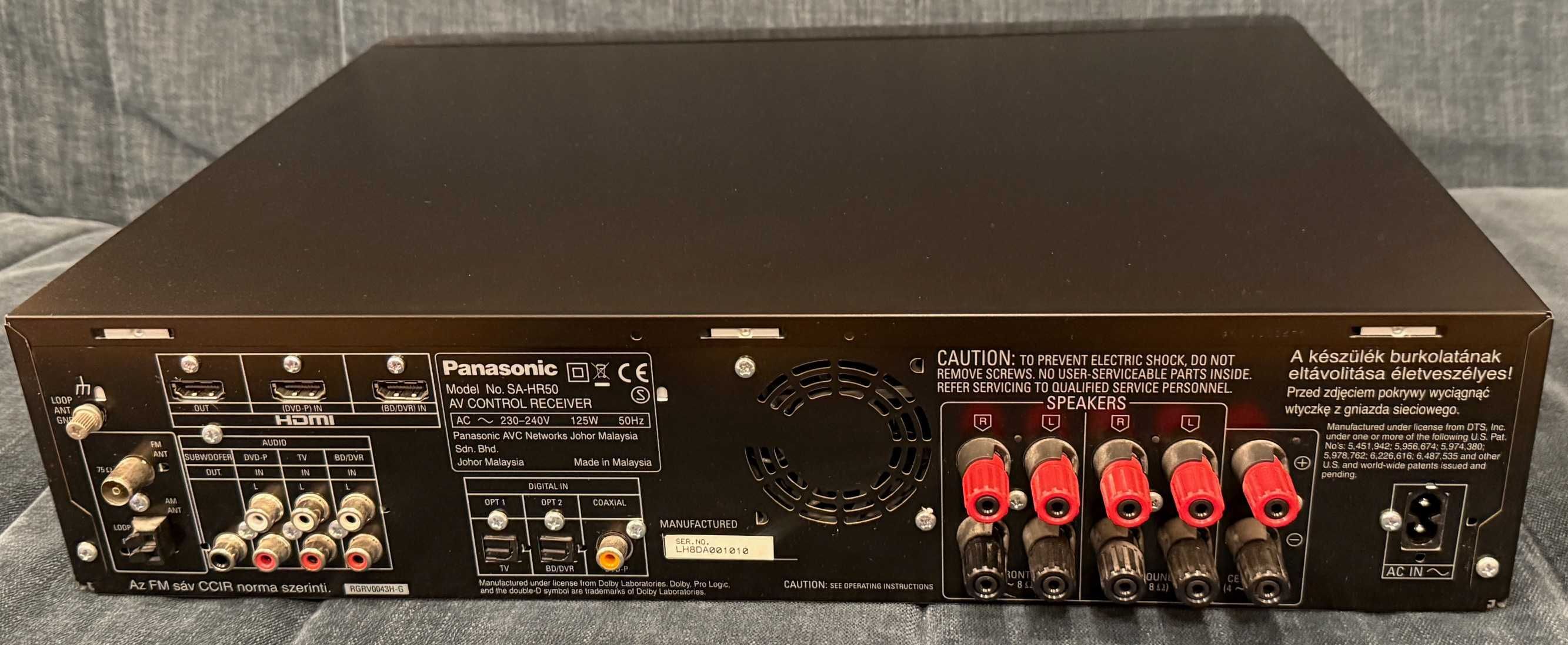 Amplituner SA-HR50 Panasonic (kino domowe)