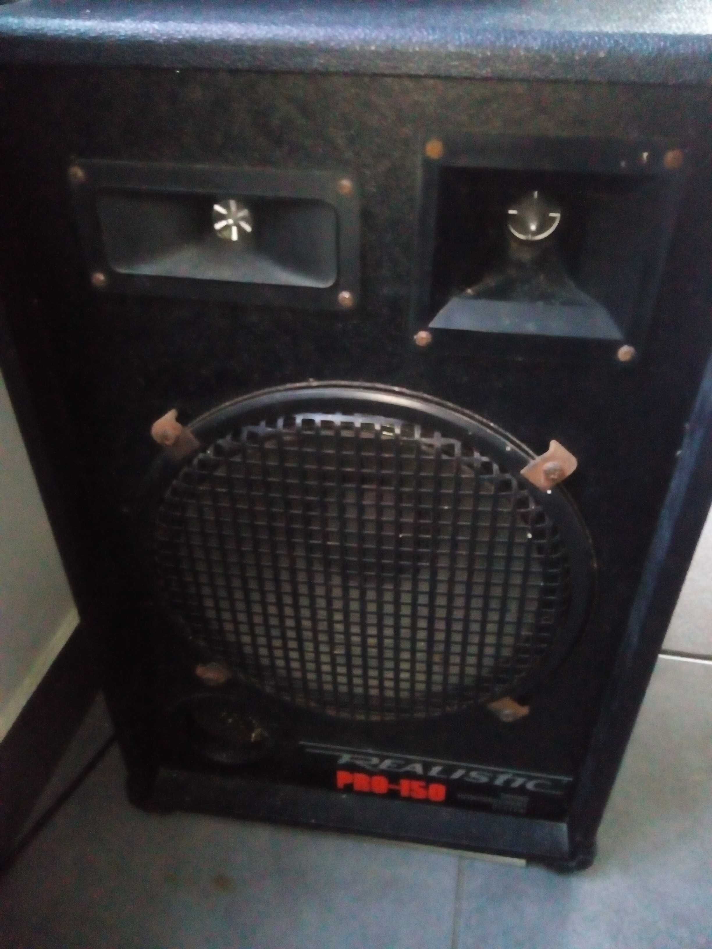 Par de colunas de som Realistic, Potência RMS- 100W 45-20.000 Hz 85€
