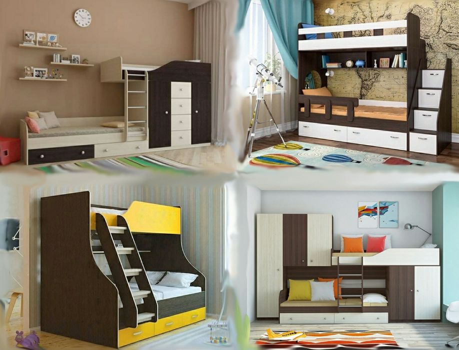 Кровать двухъярусная двоярусне ліжко