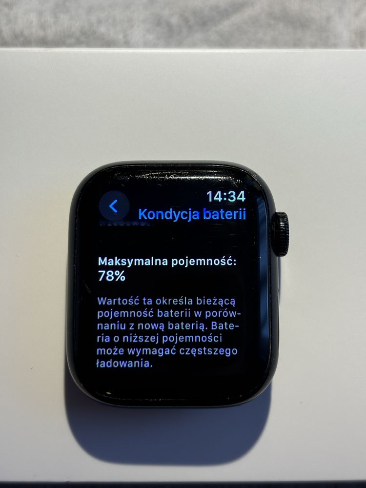 Apple watch series 7, 41mm, dwa paski w zestawie