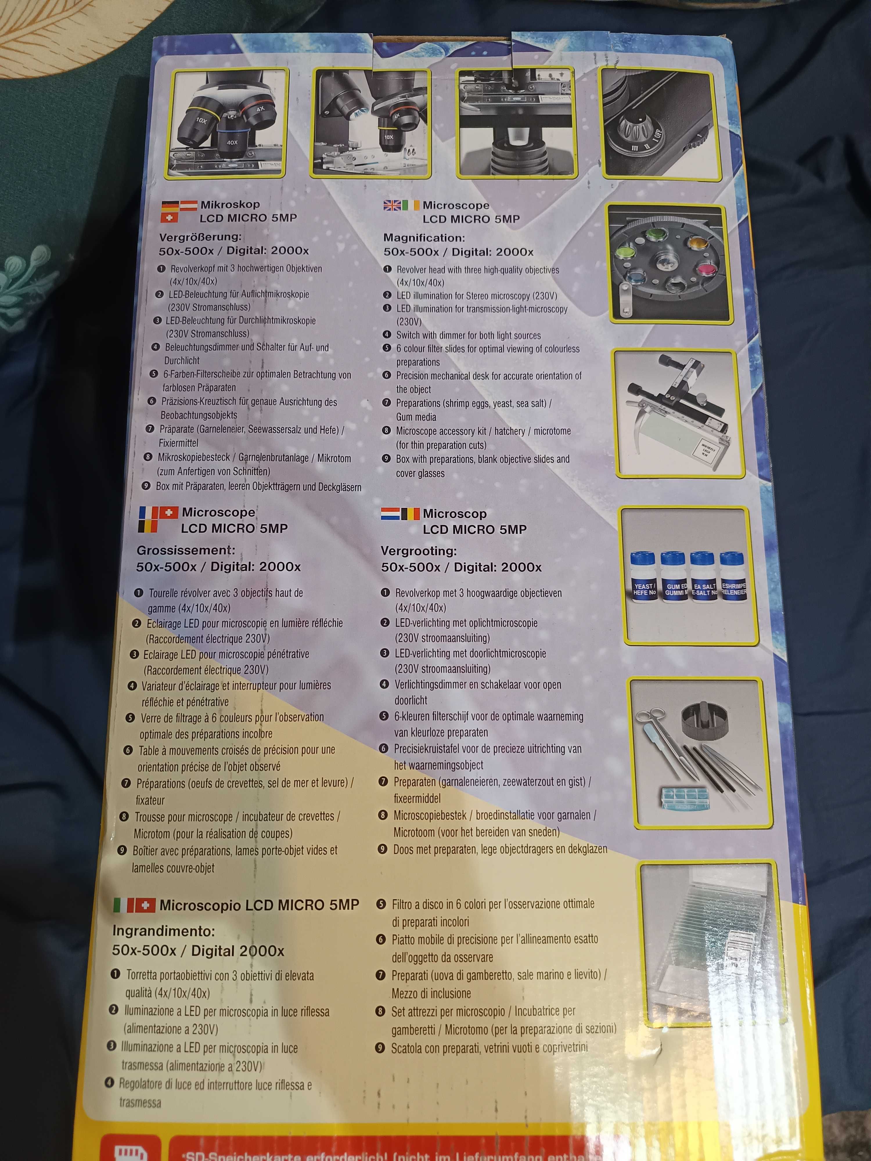 Mikroskop Opticon LCD NOWY prezent