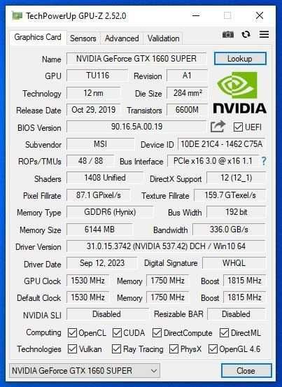 PC do GIER! i3-12100F 32GB DDR4 GTX 1660 Super 256GB NVMe Wi-Fi 6E