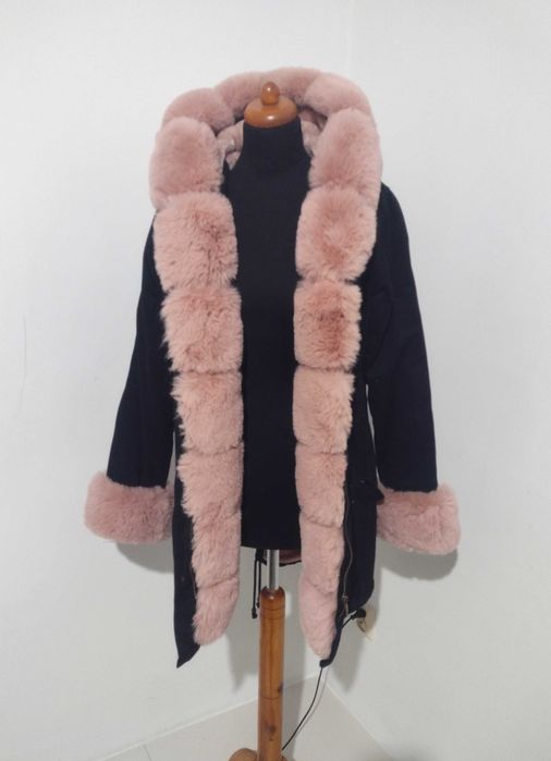 NOWA,kurtka z futerkiem, rozmiar M ,parka