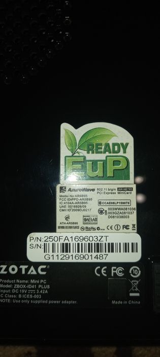 Mini PC Zotac Zbox ID41 Plus