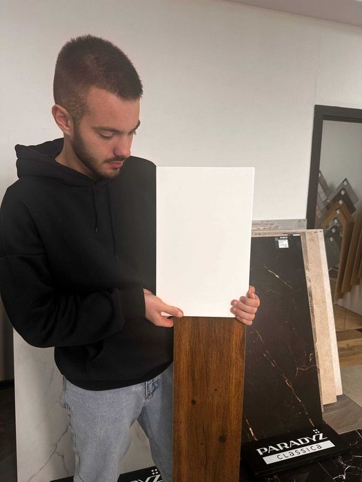 керамічна плитка ДЕШЕВО біла 250*400