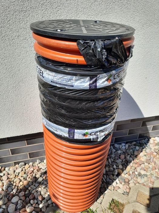 Rura trzonowa 315mm  z kielichem i bez  1m