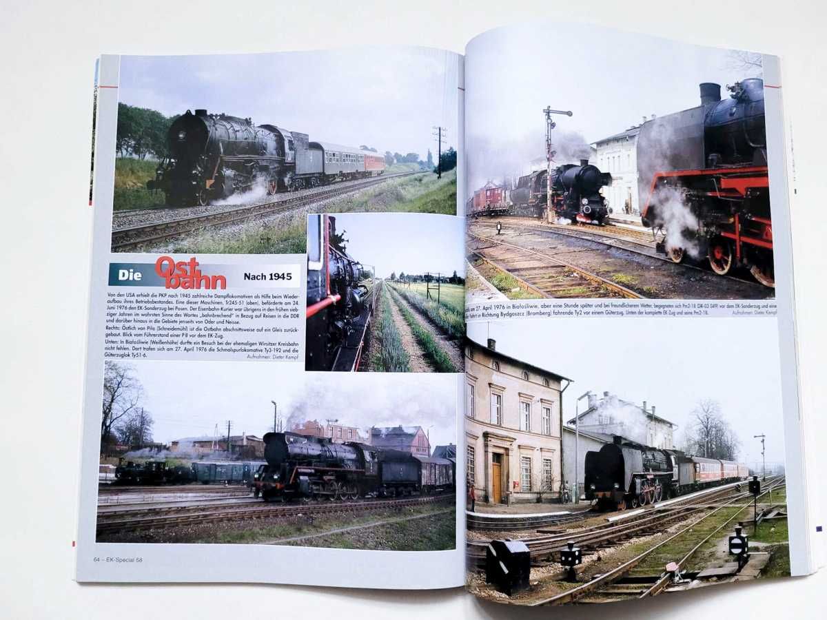 Eisenbahn Kurier Special 58 - Uber Die Ostbahn kolejnictwo pociągi