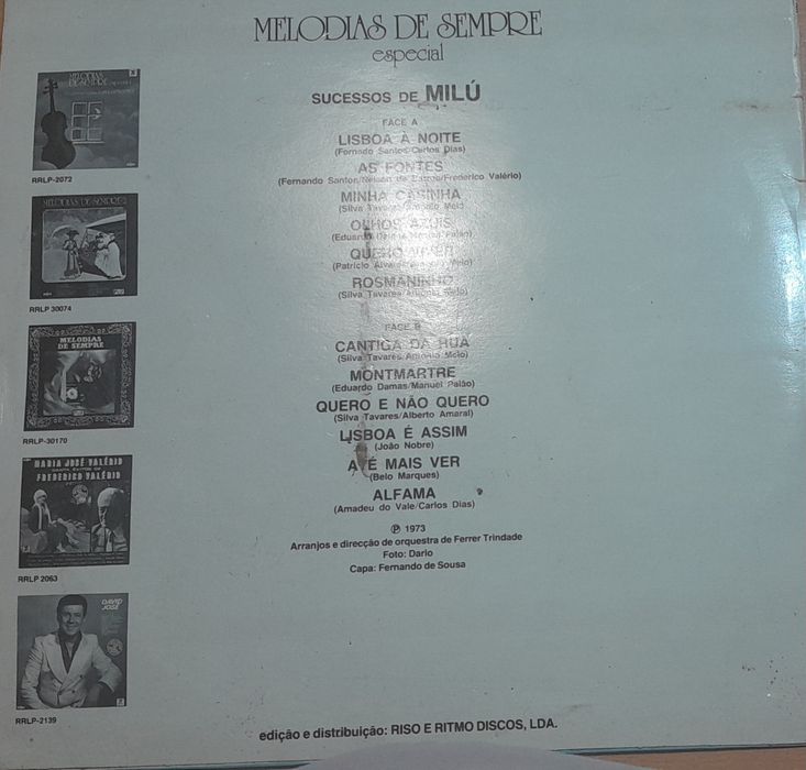 Vendo LP de vinil da Milú