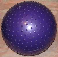 Фитбол массажный 55 см, фиолетовый