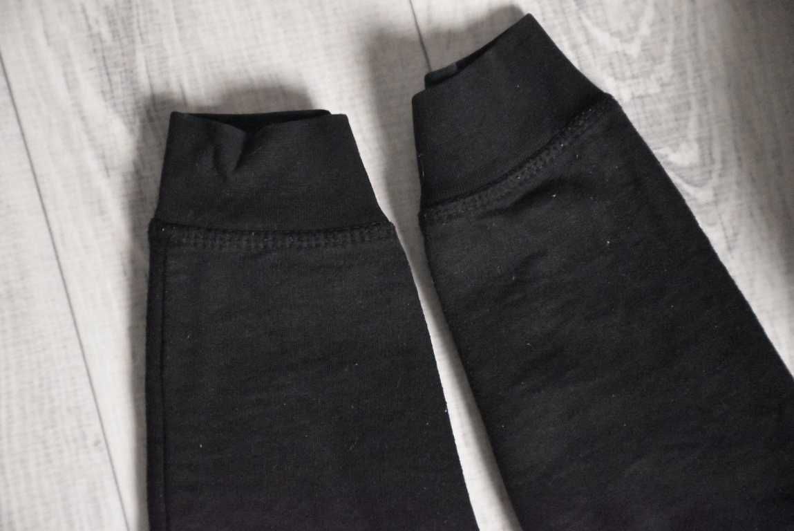 *Pep&Co* spodnie dresowe czarne 7/8 joggery wysoki stan_38
