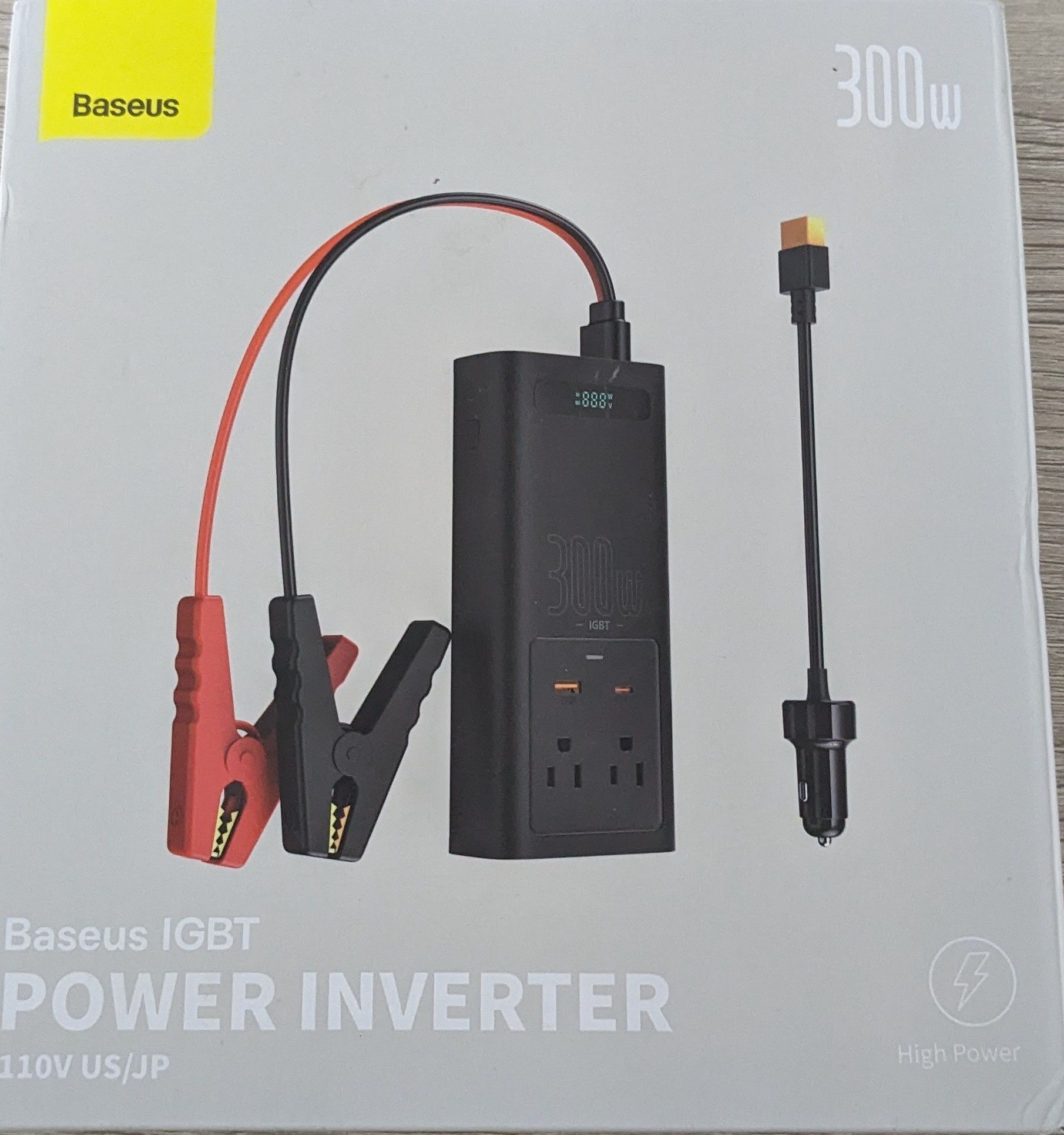 Автомобільний інвертор Baseus Super IGBT Power Inverter 300W 110V