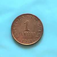 moeda 1 centavo 1921