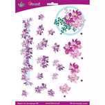 Papier do decoupage 3D kwiaty clematis arkusz. Titanum