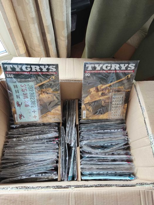 Czołg TYGRYS HACHETTE skala 1/16. Cały komplet 1 - 140