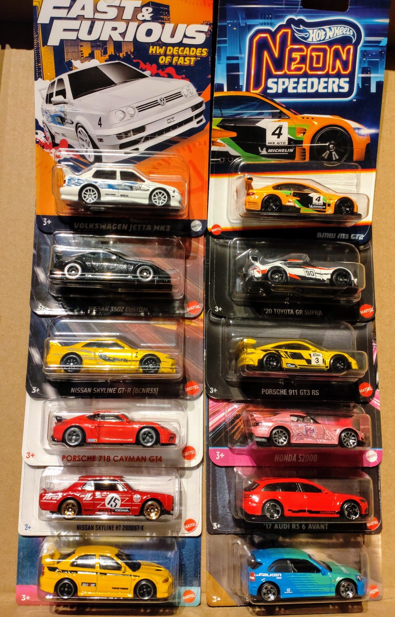Hot Wheels VW Porsche BMW Toyota Nissan Honda Audi Mitsubishi