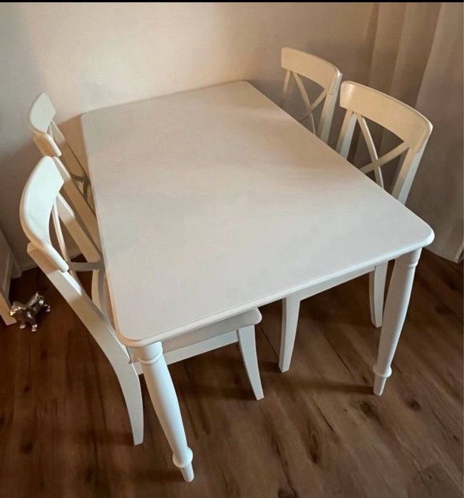 Stół +4 Krzesła Ikea DANDERYD / INGOLF