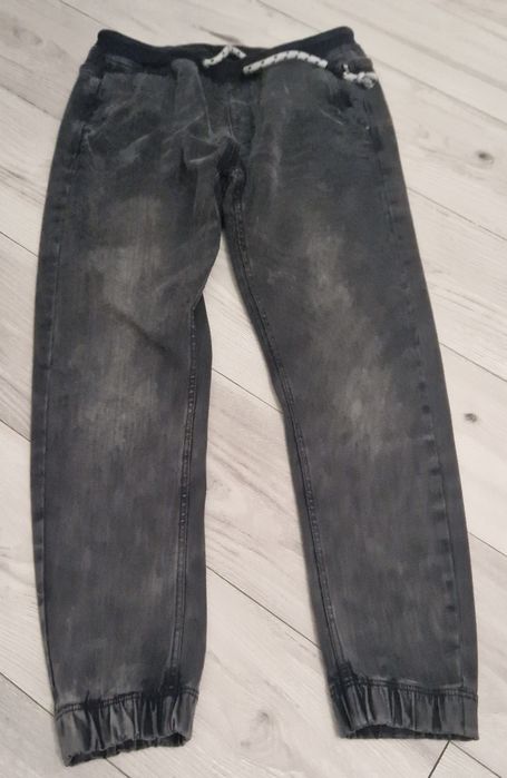 Spodnie Cropp 30/32 skinny jogger czarne