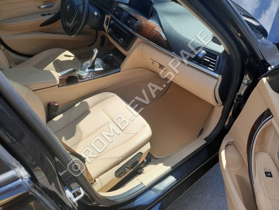 ‼️ ПОДАРУНОК Авто килимки EVA, ЕВА коврики в салон (Ромб Сота Крапля)