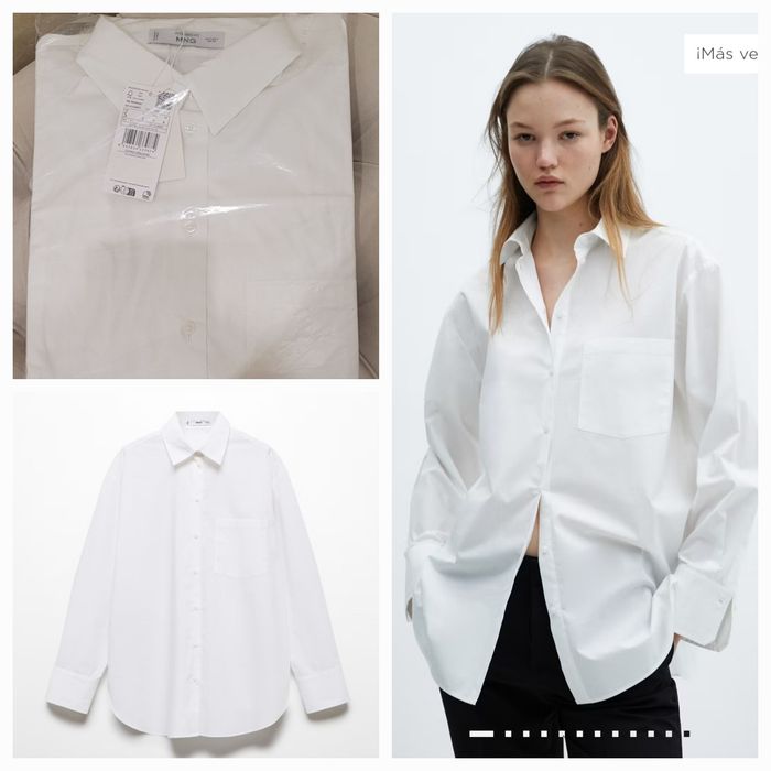 Жіноча сорочка Mango, біла