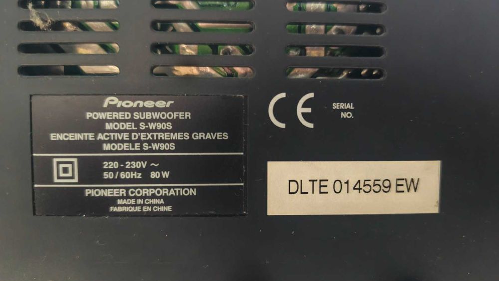 Продам аудіосистему 5.1 AV-Ресівер Pioneer VSX-521-K+SUB sw90s+колонки