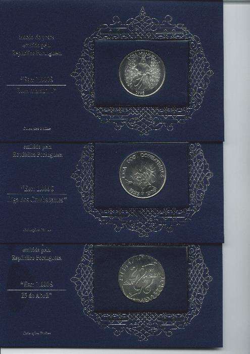 17 Moedas de 1.000 Escudos em PRATA
