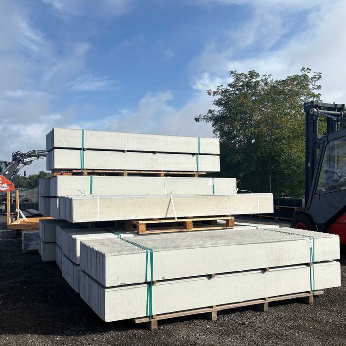 Podmurówki betonowe do paneli ogrodzeniowych