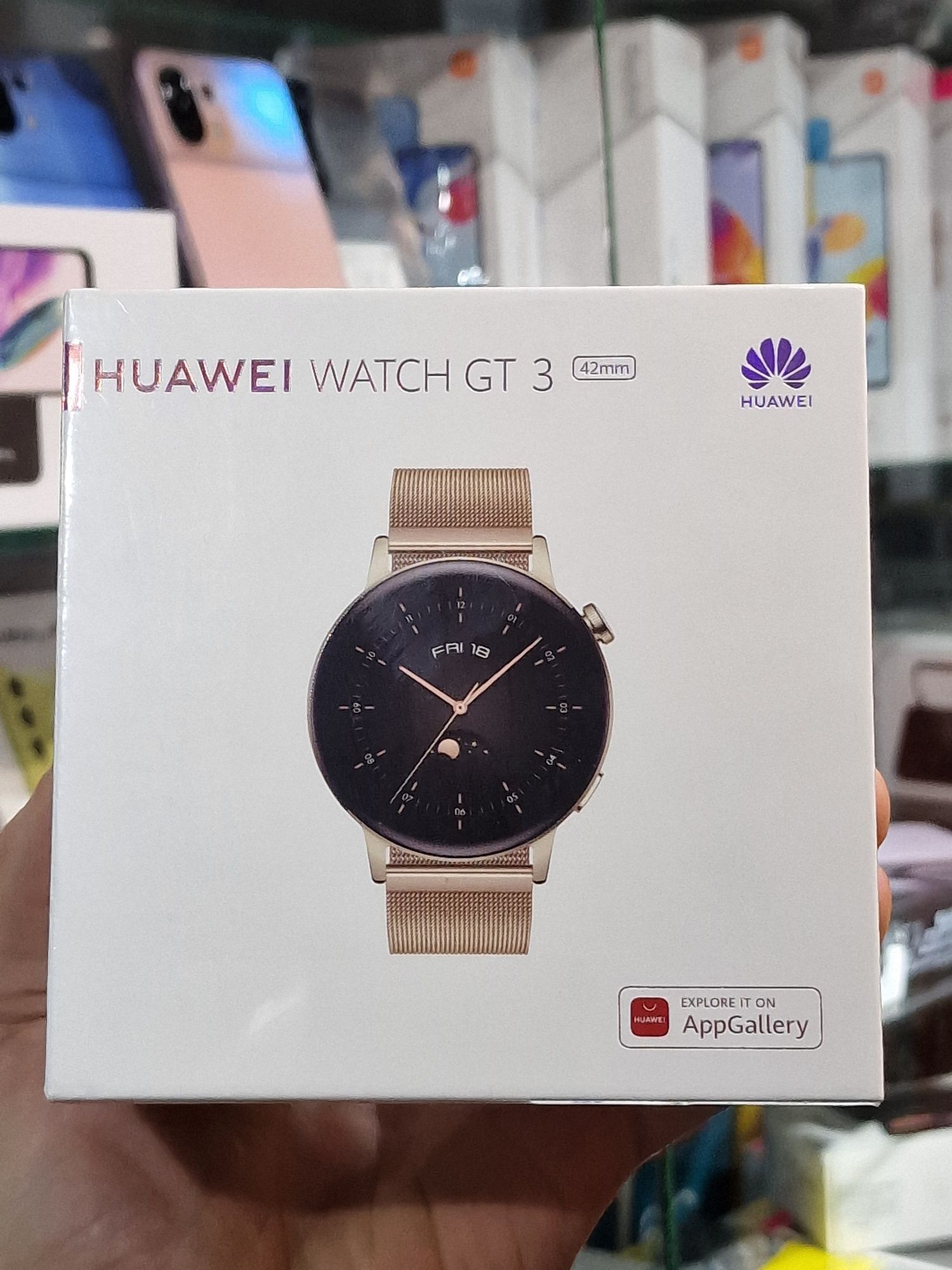 Смарт-годинник HUAWEI Watch GT 3 42mm Elegant Gold